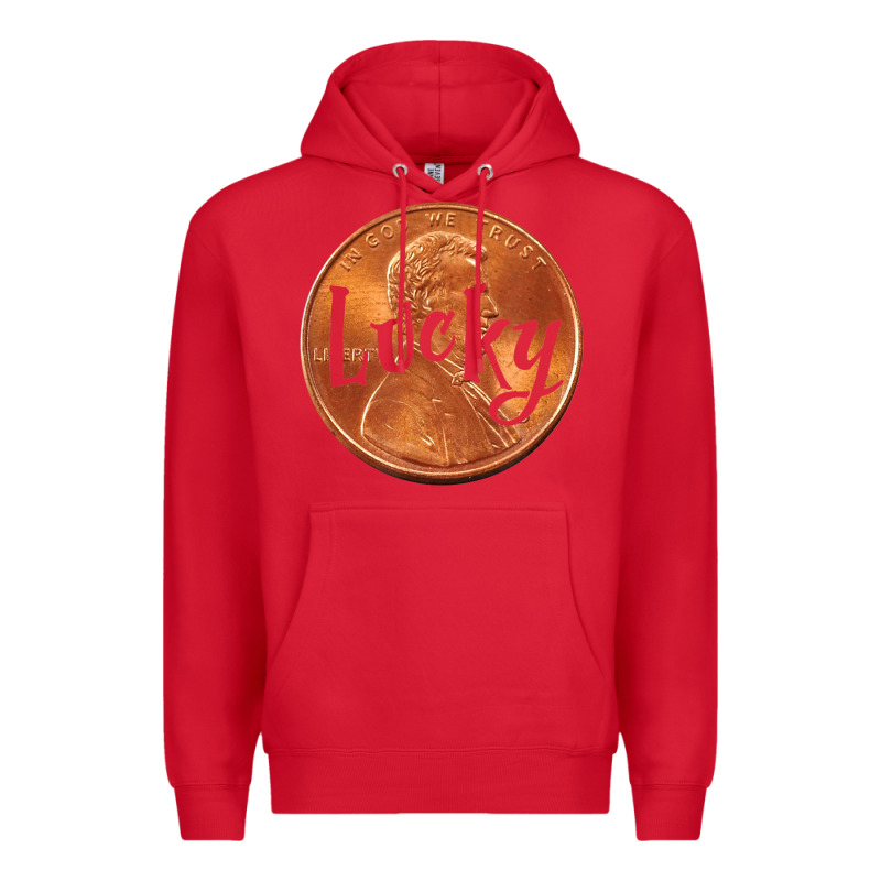 Cute Good Luck Gift - Lucky Penny Premium Hoodie by Craftify | Teevron