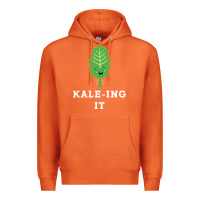 Carrot kaleing it kale art for vegans vegetarians Premium Hoodie - Craftify