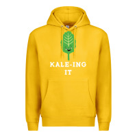Lemon kaleing it kale art for vegans vegetarians Premium Hoodie - Craftify
