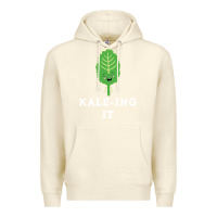 Sandshell kaleing it kale art for vegans vegetarians Premium Hoodie - Craftify