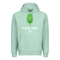 Seafoam kaleing it kale art for vegans vegetarians Premium Hoodie - Craftify