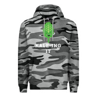 Slate Camo kaleing it kale art for vegans vegetarians Premium Hoodie - Craftify