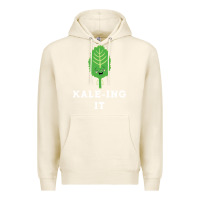 Tofu kaleing it kale art for vegans vegetarians Premium Hoodie - Craftify