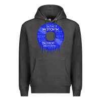 Charcoal Heather detroit motown record t shirt motown record t shirt Premium Hoodie - Craftify