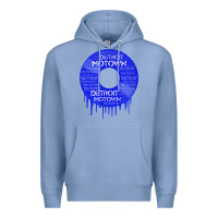 Colony Blue detroit motown record t shirt motown record t shirt Premium Hoodie - Craftify