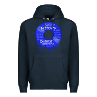 Navy detroit motown record t shirt motown record t shirt Premium Hoodie - Craftify