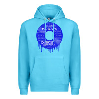 Ocean Blue detroit motown record t shirt motown record t shirt Premium Hoodie - Craftify