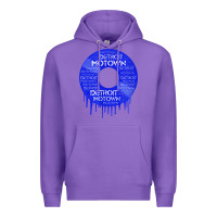 Purple detroit motown record t shirt motown record t shirt Premium Hoodie - Craftify