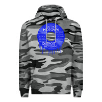 Slate Camo detroit motown record t shirt motown record t shirt Premium Hoodie - Craftify
