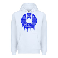 White detroit motown record t shirt motown record t shirt Premium Hoodie - Craftify