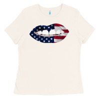 Bone Lips American Flag Ladies Tee - Bettercallsaul