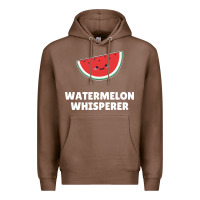Chestnut watermelon t  shirt watermelon whisperer t  shirt Premium Hoodie - Craftify