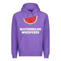 Purple watermelon t  shirt watermelon whisperer t  shirt Premium Hoodie - Craftify