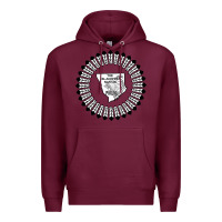 Burgundy blackfeet nation flag   blackfeet Premium Hoodie - Craftify