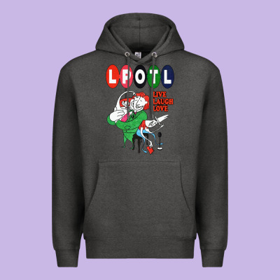 Nice Lpotl Live Laugh Love Premium Hoodie Designed By Craftify