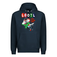 Navy nice lpotl live laugh love Premium Hoodie - Craftify