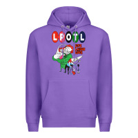 Purple nice lpotl live laugh love Premium Hoodie - Craftify