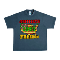 Midnight Navy juneteenth 1865 freedom Urban Heavy Tee - CowGirlArtShop