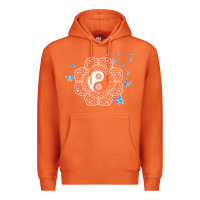 Carrot yin yang with butterflies ancient chinese yin yang Premium Hoodie - Craftify