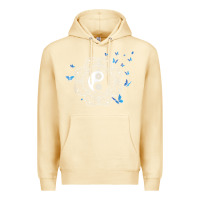 Pina Colada yin yang with butterflies ancient chinese yin yang Premium Hoodie - Craftify