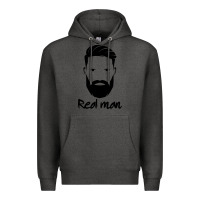 Charcoal Heather Real Man Premium Hoodie - Craftify