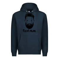 Navy Real Man Premium Hoodie - Craftify