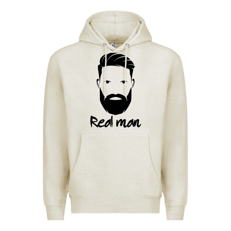 Real Man Premium Hoodie by Craftify | Teevron