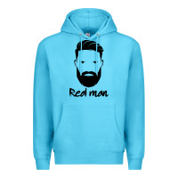 Ocean Blue Real Man Premium Hoodie - Craftify