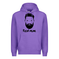 Purple Real Man Premium Hoodie - Craftify