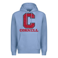 Colony Blue cornell big red Premium Hoodie - Craftify