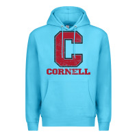 Ocean Blue cornell big red Premium Hoodie - Craftify
