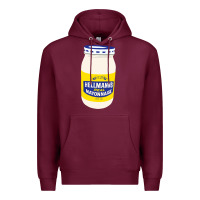 Burgundy Mayonnaise Premium Hoodie - Craftify