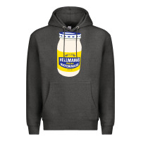 Charcoal Heather Mayonnaise Premium Hoodie - Craftify