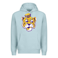 Blue Mist Vintage Louisiana State Tiger Mascot Premium Hoodie - Craftify