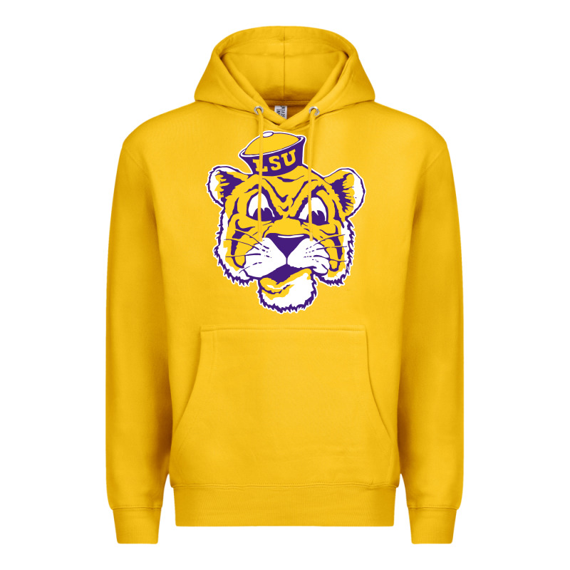 Vintage Louisiana State Tiger Mascot Premium Hoodie by Craftify | Teevron