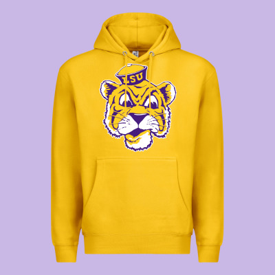 Vintage Louisiana State Tiger Mascot Premium Hoodie Designed By Craftify