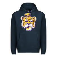 Navy Vintage Louisiana State Tiger Mascot Premium Hoodie - Craftify