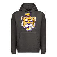 Smoke Vintage Louisiana State Tiger Mascot Premium Hoodie - Craftify