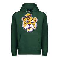 Sports Green Vintage Louisiana State Tiger Mascot Premium Hoodie - Craftify