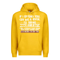 Lemon If I Offend You Cry Me A River Funny Saying Sarcastic Premium Hoodie - Craftify
