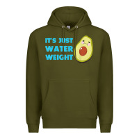 Army Green nikocado avocado its just water weight diet avocado t shirt Premium Hoodie - Craftify