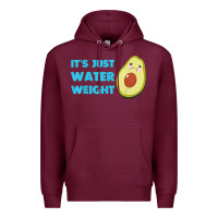Burgundy nikocado avocado its just water weight diet avocado t shirt Premium Hoodie - Craftify