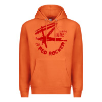 Carrot red rocker music Premium Hoodie - Craftify