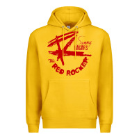 Lemon red rocker music Premium Hoodie - Craftify