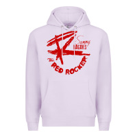 Lilac red rocker music Premium Hoodie - Craftify