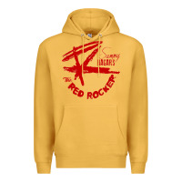Mustard red rocker music Premium Hoodie - Craftify