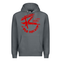 Rock red rocker music Premium Hoodie - Craftify