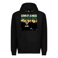 Black Cowboy Junkies, Cowboy, Junkies, Cowboy Junkie, Cowboy Junkies vintage Premium Hoodie - Craftify