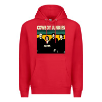 Red Cowboy Junkies, Cowboy, Junkies, Cowboy Junkie, Cowboy Junkies vintage Premium Hoodie - Craftify