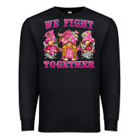 Black we fight together breast cancer gnome Premium Sweatshirt - BarkalooDesign